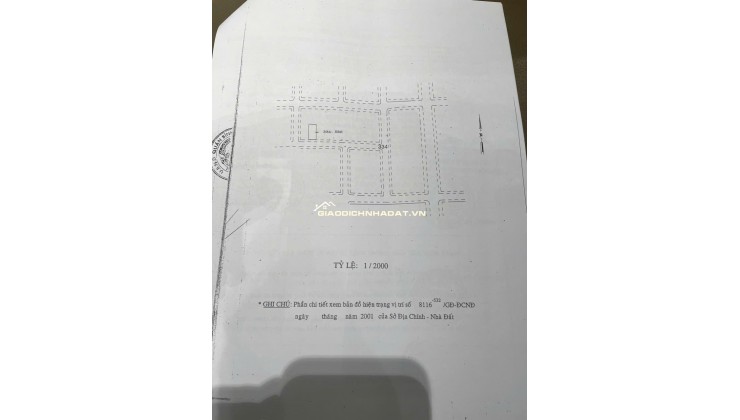 BÁN ĐẤT NỀN ĐẤT BIỆT THỰ PHƯỜNG BÌNH TRỊ ĐÔNG B, DT 220M2 SHR  25 TỶ. LH: A. SƠN -0901181789